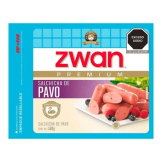 SALCHICHA DE PAVO ZWAN 500