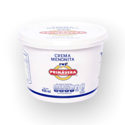 crema menonita 450