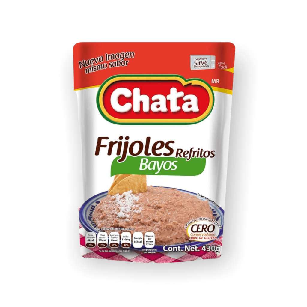 FRIJOL REFRITO BAYO CHATA 430 g – Tu Bodeguita