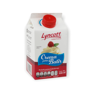 lyncott crema para batir 500