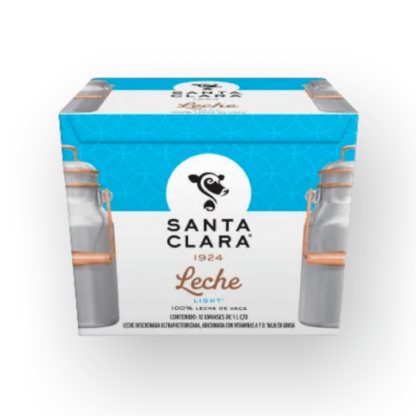 leche santa clara light caja