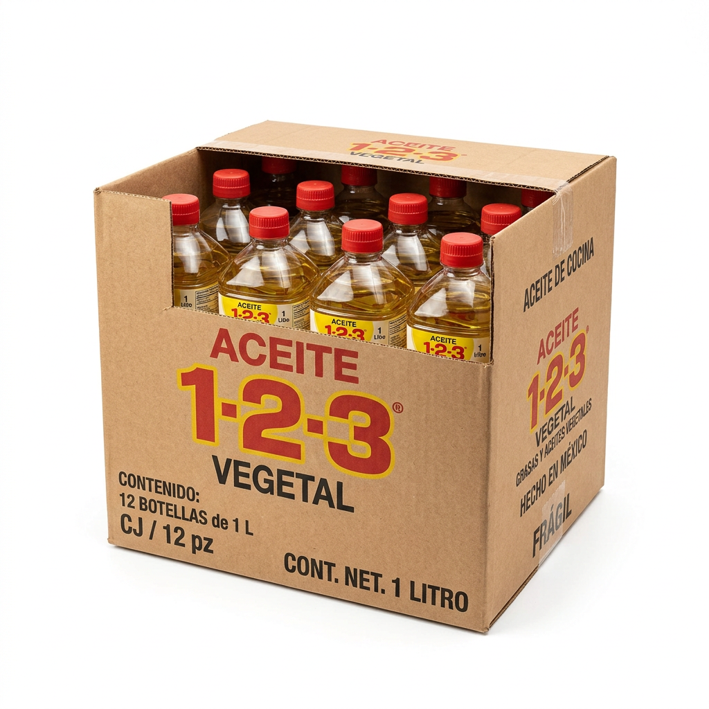 ACEITE 1-2-3 1lt cj/12pz
